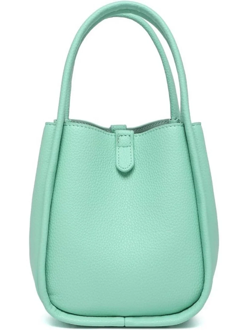 Chic Mini PU Bucket Crossbody Bag with Magnetic Closure - Stylish & Versatile